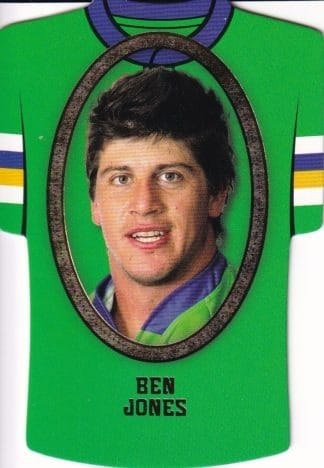 2007 NRL Invincible Jersey Parallel - GC031 Ben Jones Canberra Raiders