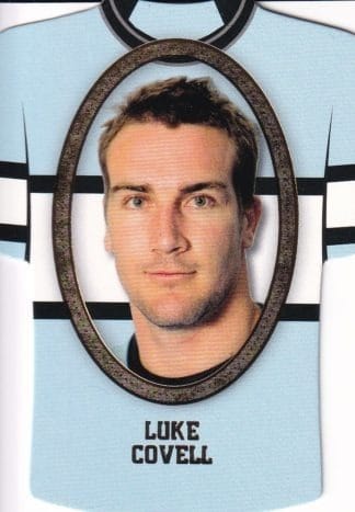 2007 NRL Invincible Jersey Parallel - GC041 Luke Covell Cronulla Sharks