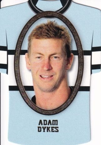 2007 NRL Invincible Jersey Parallel - GC042 Adam Dykes Cronulla Sharks