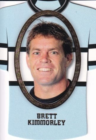2007 NRL Invincible Jersey Parallel - GC043 Brett Kimmorley Cronulla Sharks