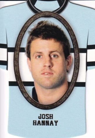 2007 NRL Invincible Jersey Parallel - GC045 Josh Hannay Cronulla Sharks