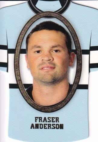 2007 NRL Invincible Jersey Parallel - GC046 Fraser Anderson Cronulla Sharks