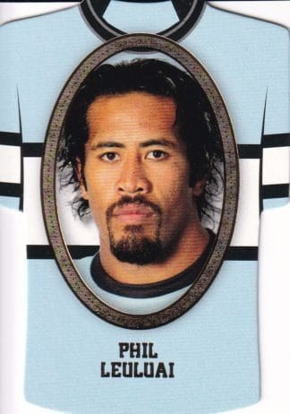 2007 NRL Invincible Jersey Parallel - GC047 Phil Leuluai Cronulla Sharks