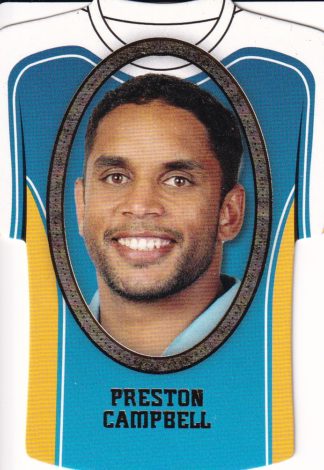2007 NRL Invincible Jersey Parallel - GC054 Preston Campbell Gold Coast Titans