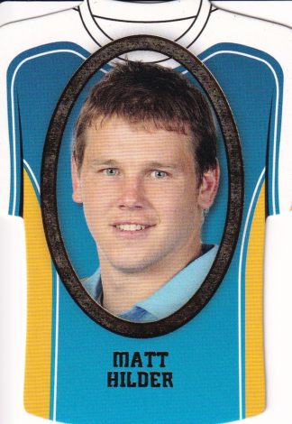 2007 NRL Invincible Jersey Parallel - GC057 Matt Hilder Gold Coast Titans