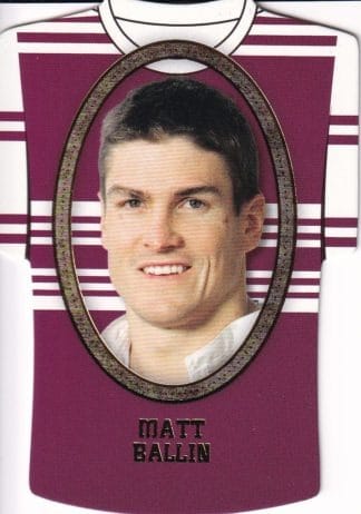 2007 NRL Invincible Jersey Parallel - GC064 Matt Ballin Manly Sea Eagles