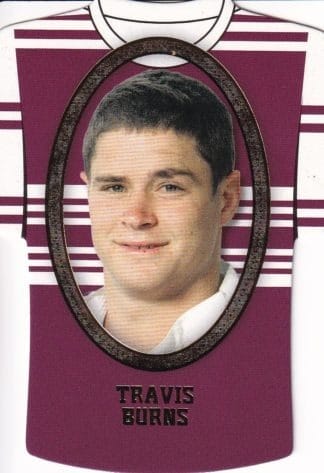 2007 NRL Invincible Jersey Parallel - GC066 Travis Burns Manly Sea Eagles