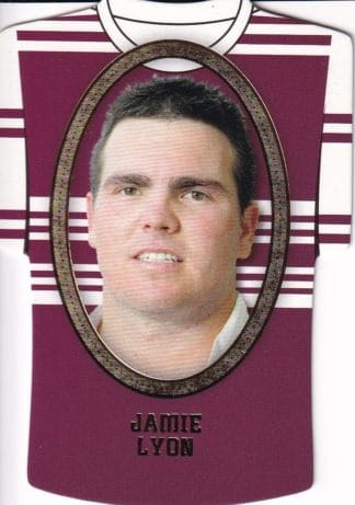 2007 NRL Invincible Jersey Parallel - GC068 Jamie Lyon Manly Sea Eagles
