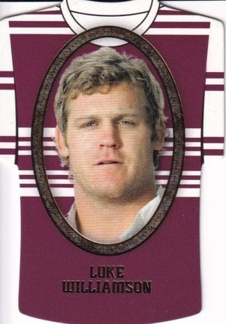 2007 NRL Invincible Jersey Parallel - GC069 Luke Williamson Manly Sea Eagles