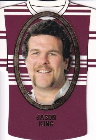 2007 NRL Invincible Jersey Parallel - GC070 Jason King Manly Sea Eagles