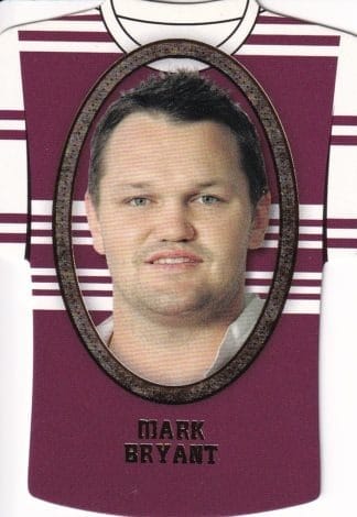2007 NRL Invincible Jersey Parallel - GC072 Mark Bryant Manly Sea Eagles