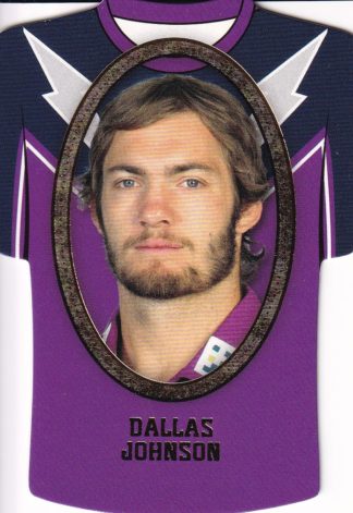 2007 NRL Invincible Jersey Parallel - GC075 Dallas Johnson Melbourne Storm