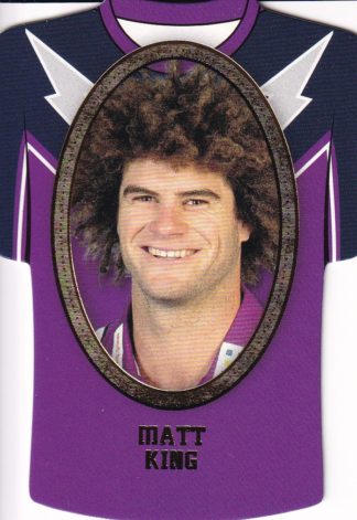 2007 NRL Invincible Jersey Parallel - GC076 Matt King Melbourne Storm