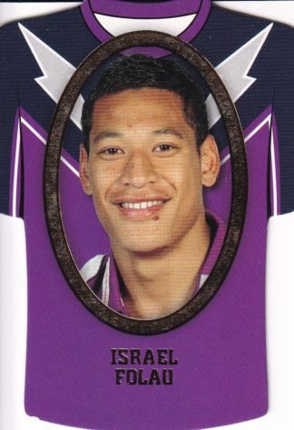 2007 NRL Invincible Jersey Parallel - GC081 Israel Folau Melbourne Storm