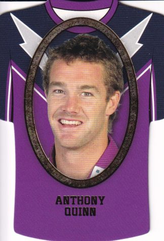 2007 NRL Invincible Jersey Parallel - GC082 Anthony Quinn Melbourne Storm