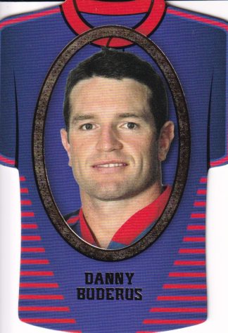 2007 NRL Invincible Jersey Parallel - GC090 Danny Buderus Newcastle Knights