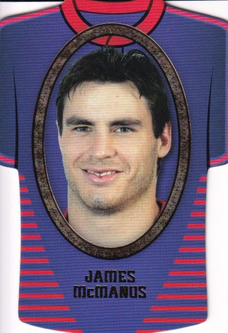 2007 NRL Invincible Jersey Parallel - GC093 James McManus Newcastle Knights