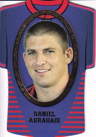 2007 NRL Invincible Jersey Parallel - GC096 Daniel Abraham Newcastle Knights