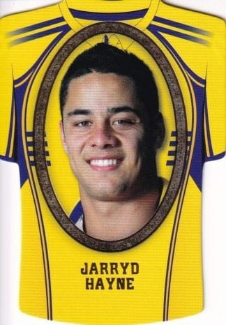 2007 NRL Invincible Jersey Parallel - GC112 Jarryd Hayne Parramatta Eels