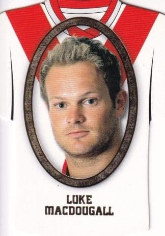 2007 NRL Invincible Jersey Parallel - GC144 Luke MacDougall St George Dragons
