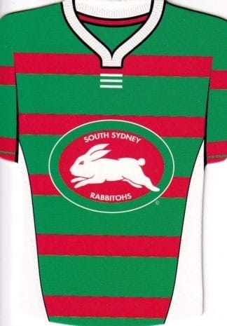 2007 NRL Invincible Jersey Parallel - GC145 South Sydney Rabbitohs Checklist Logo