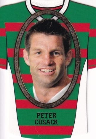 2007 NRL Invincible Jersey Parallel - GC150 Peter Cusack South Sydney Rabbitohs