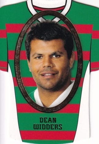 2007 NRL Invincible Jersey Parallel - GC155 Dean Widders South Sydney Rabbitohs