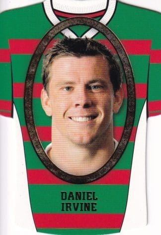 2007 NRL Invincible Jersey Parallel - GC156 Daniel Irvine South Sydney Rabbitohs