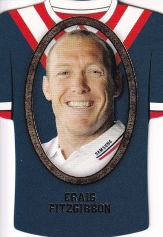 2007 NRL Invincible Jersey Parallel - GC163 Craig Fitzgibbon Sydney Roosters