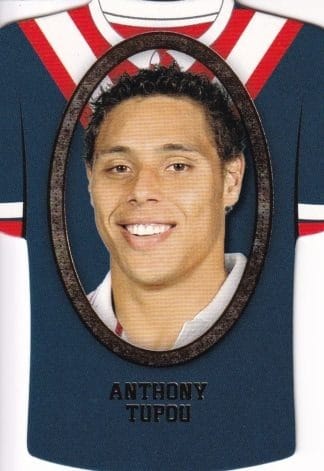 2007 NRL Invincible Jersey Parallel - GC164 Anthony Tupou Sydney Roosters