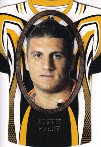 2007 NRL Invincible Jersey Parallel - GC187 Robbie Farah Wests Tigers