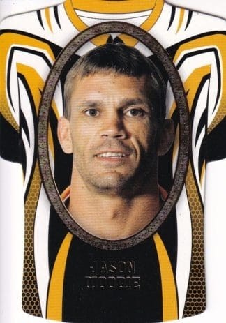 2007 NRL Invincible Jersey Parallel - GC190 Jason Moodie Wests Tigers