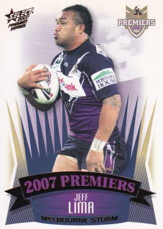 2007 NRL Premiers Set - PC10 Jeff Lima Melbourne Storm