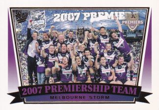 2007 NRL Premiers Set - PC24 Team Photo Melbourne Storm