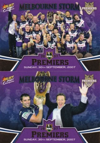 2007 NRL Invincible Redeemed Premiers Set