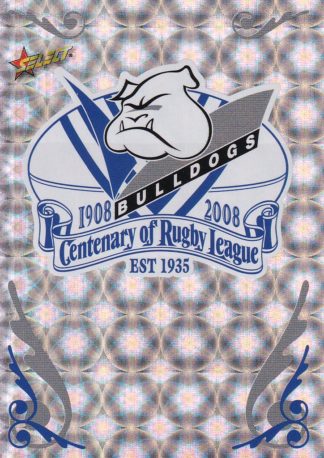 2008 NRL Centenary Holofoil Club Logo - CL02 Canterbury Bulldogs