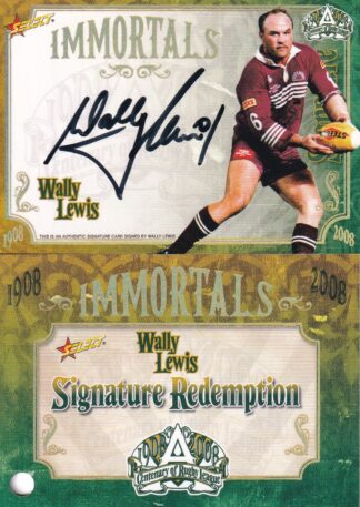 2008 NRL Centenary Immortals Signatures