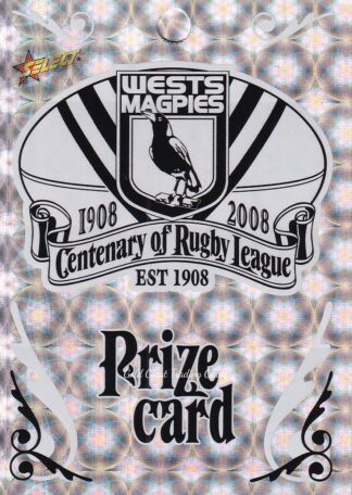 2008 NRL Centenary Prize Cards