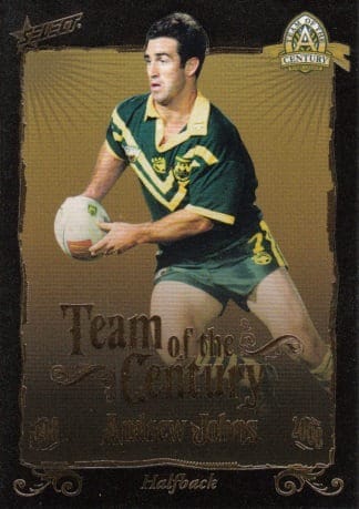 2008 NRL Centenary Team Of The Century - TC07 Andrew Johns
