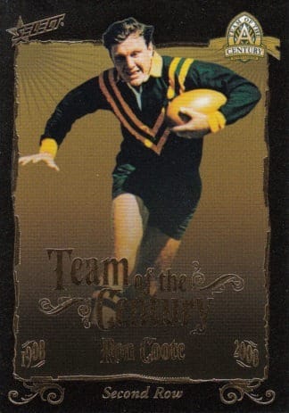 2008 NRL Centenary Team Of The Century - TC12 Ron Coote