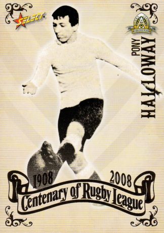 2008 NRL Centenary Common Card - Base 006 Arthur Halloway
