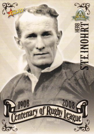 2008 NRL Centenary Common Card - Base 023 Herb Steinohrt