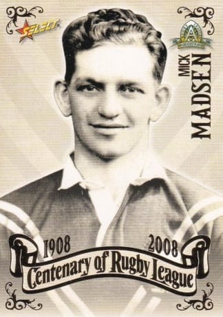 2008 NRL Centenary Common Card - Base 033 Peter Madsen