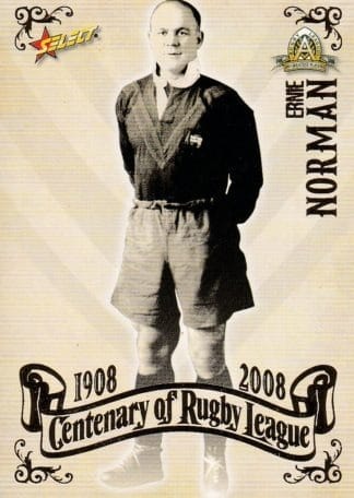 2008 NRL Centenary Common Card - Base 035 Ernie Norman