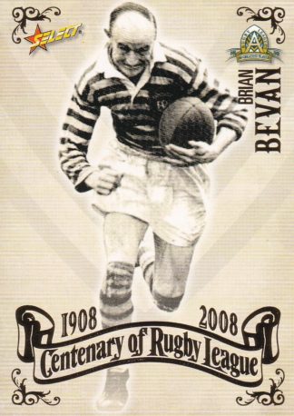 2008 NRL Centenary Common Card - Base 043 Brian Bevan