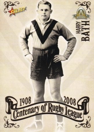 2008 NRL Centenary Common Card - Base 045 Harry Bath