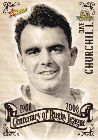 2008 NRL Centenary Common Card - Base 046 Clive Churchill