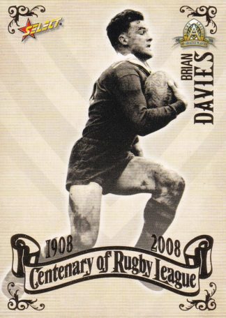2008 NRL Centenary Common Card - Base 047 Brian Davies