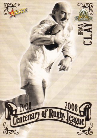 2008 NRL Centenary Common Card - Base 056 Brian Clay