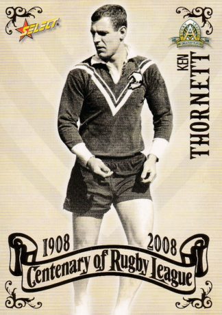 2008 NRL Centenary Common Card - Base 059 Ken Thornett